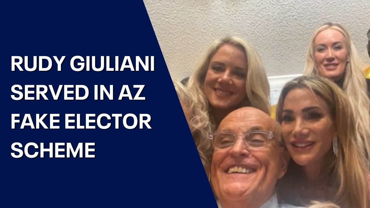 Rudy Giuliani was indicted in the Arizona case involving the fictitious elector.