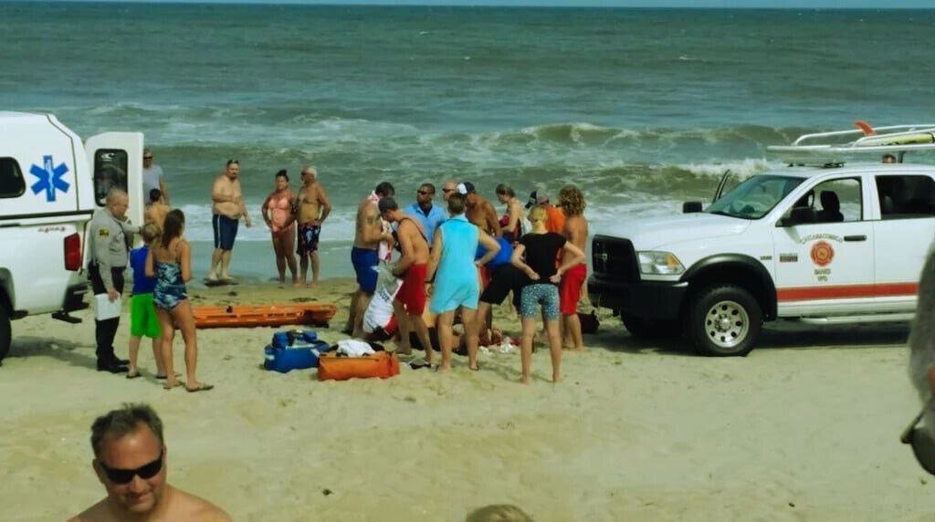 Beach incident