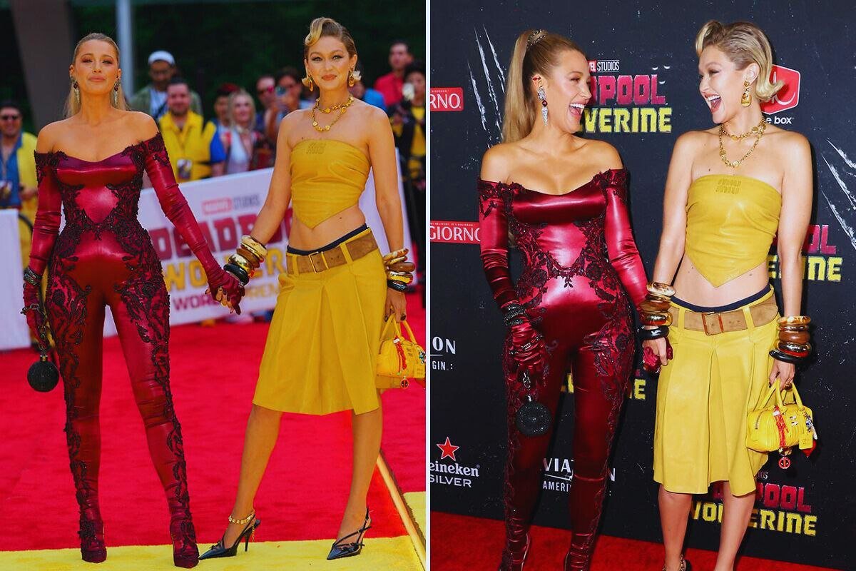 Blake Lively and Gigi Hadid’s Hilarious ‘Deadpool’ Reference