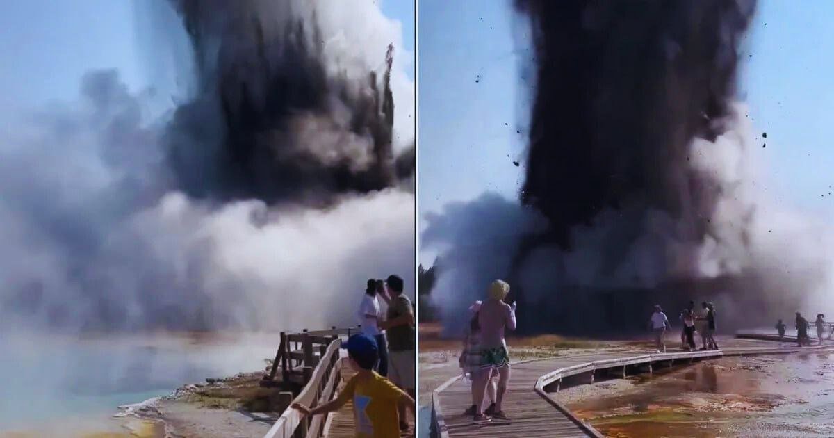 Yellowstone Hydrothermal Explosion Startles Visitors 01