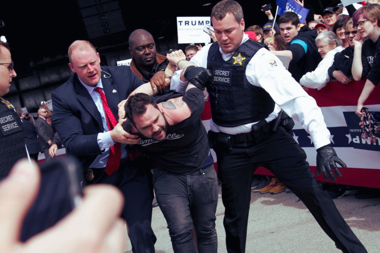 Trump rally security